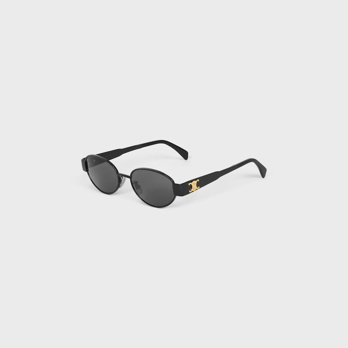 Celine - Gold Oval sunglasses