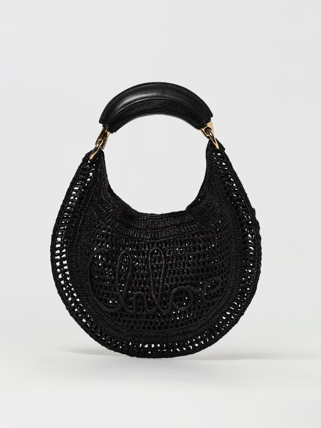Chloé - Summer Banana hobo bag in raffia