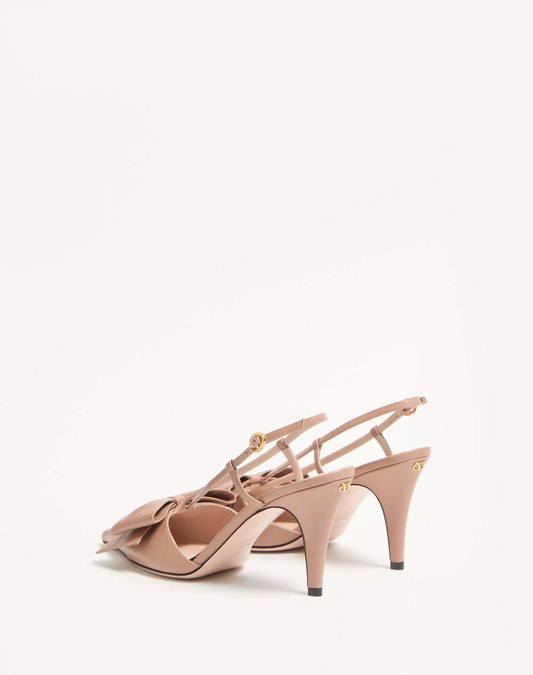 Valentino Garavani - Bowow 85 Leather Slingback Pump