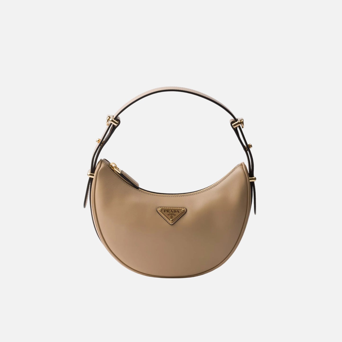 Prada Arqué Small Leather Shoulder Bag