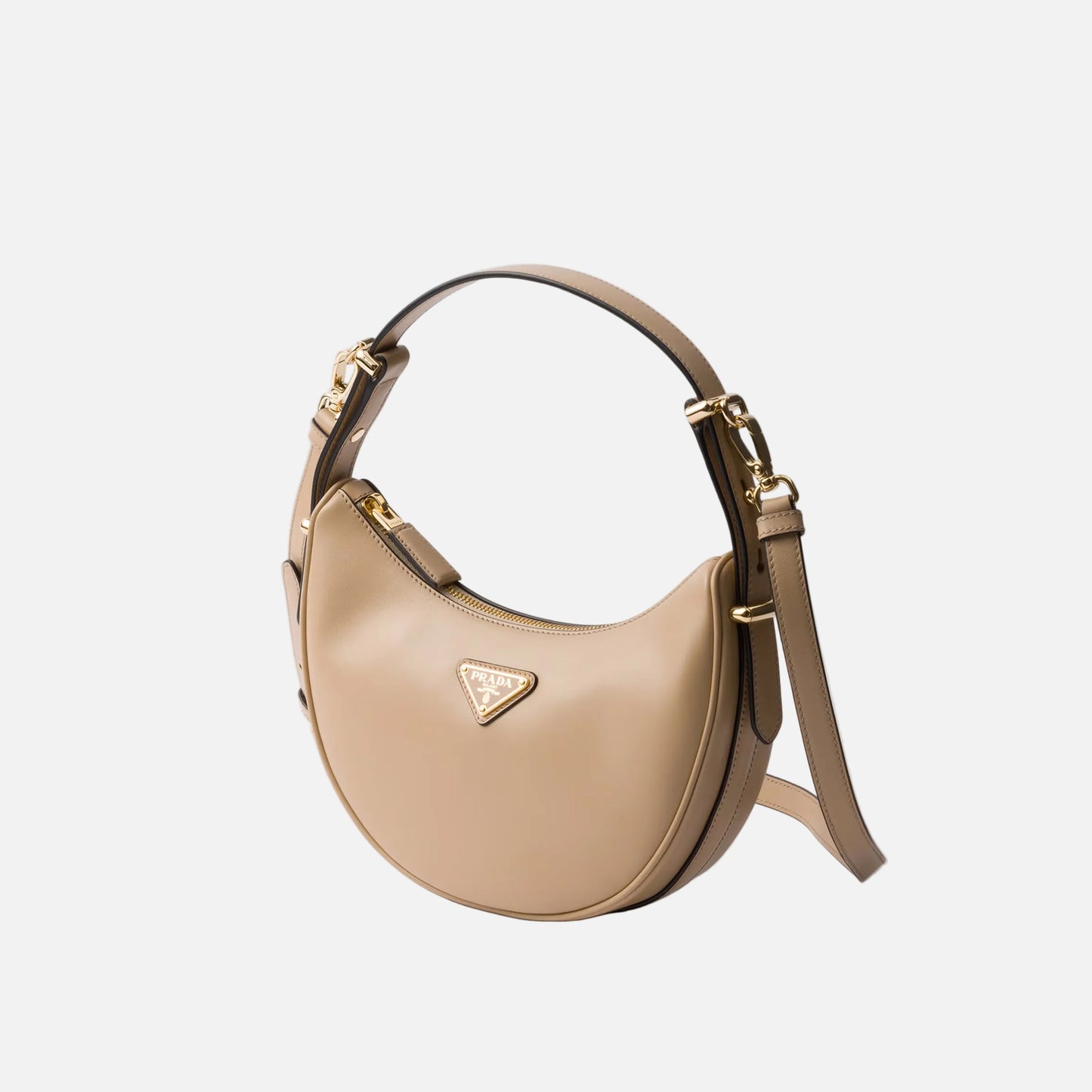 Prada Arqué Small Leather Shoulder Bag