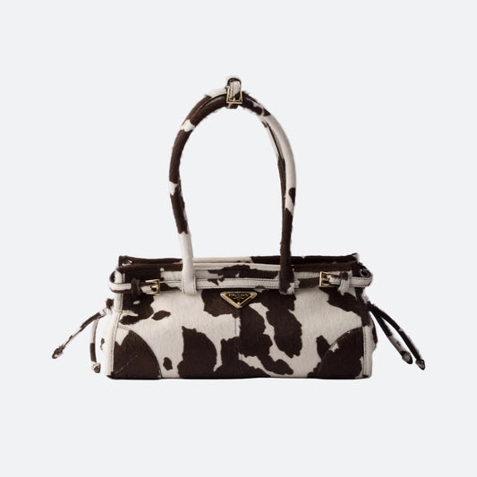 Prada Bonnie Medium Printed Leather Handbag