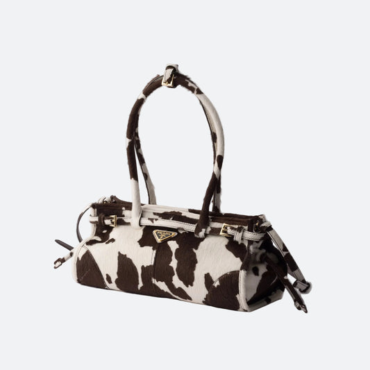 Prada Bonnie Medium Printed Leather Handbag