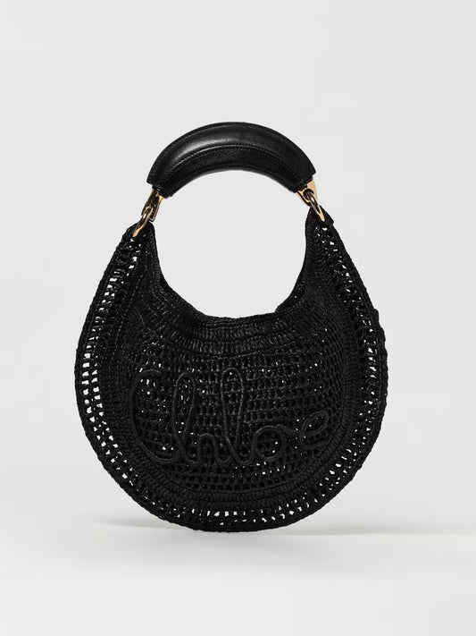 Chloé - Summer Banana hobo bag in raffia