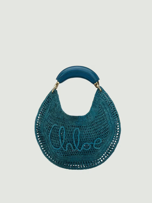 Chloé - Summer Banana hobo bag in raffia