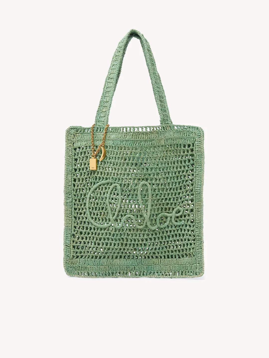 Chloé - Summer banana tote raffia bag