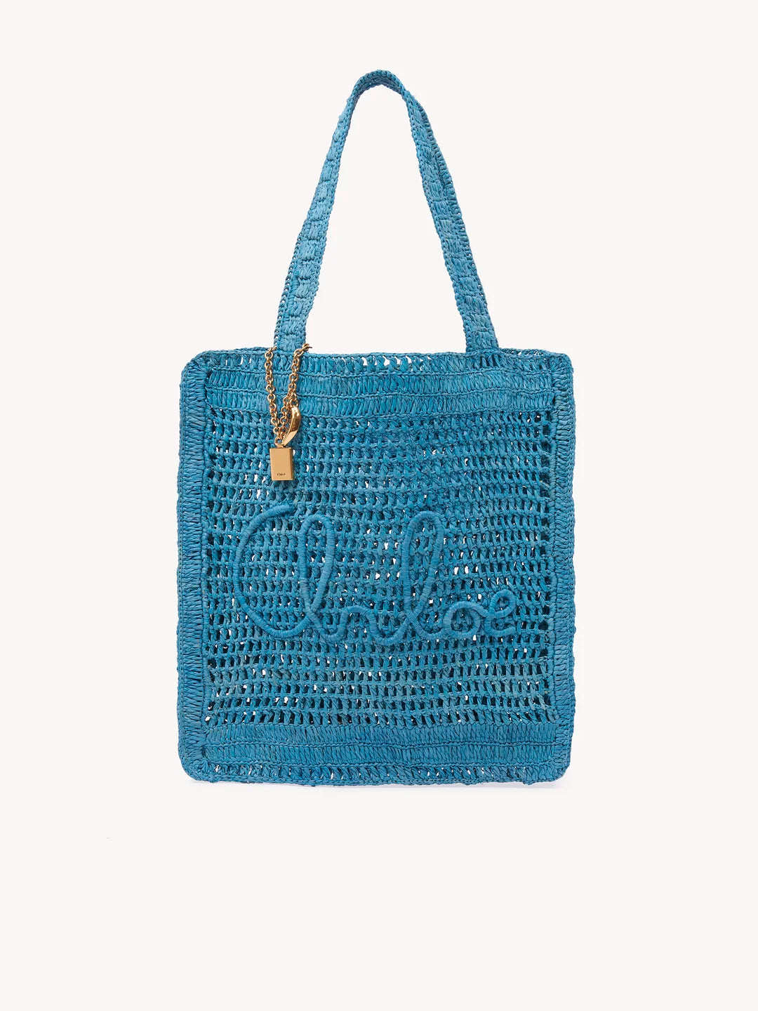 Chloé - Summer banana tote raffia bag